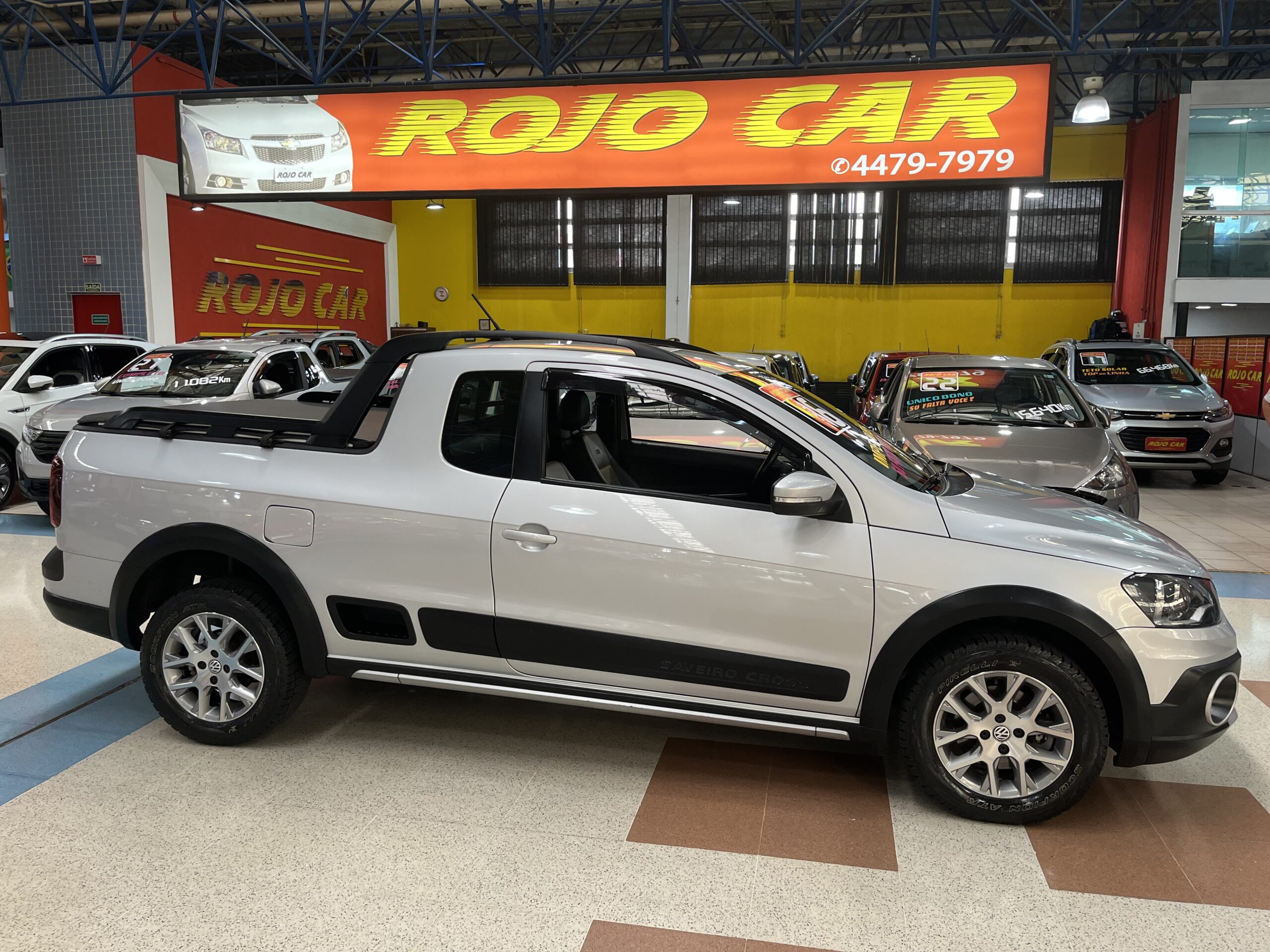 VOLKSWAGEN SAVEIRO 1.6 FLEX CROSS CABINE ESTENDIDA TOP DE LINHA - Rojocar  Multimarcas